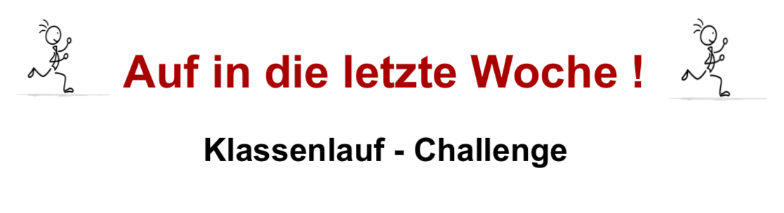 Zwischenstand - Klassenlauf-Challenge