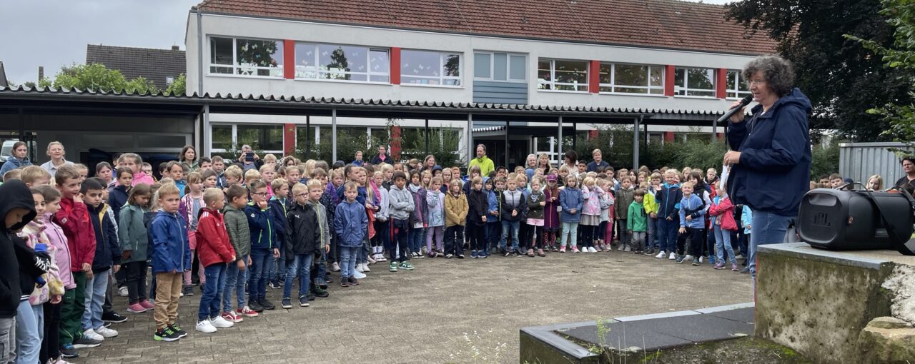 Gemeinsamer Schulbeginn am Berg