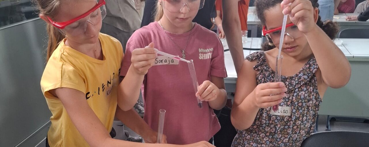 Spannendes Chemieprojekt der 3a mit der Realschule